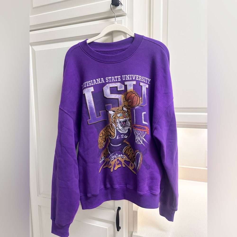 Hollister Purple LSU Sweatshirt